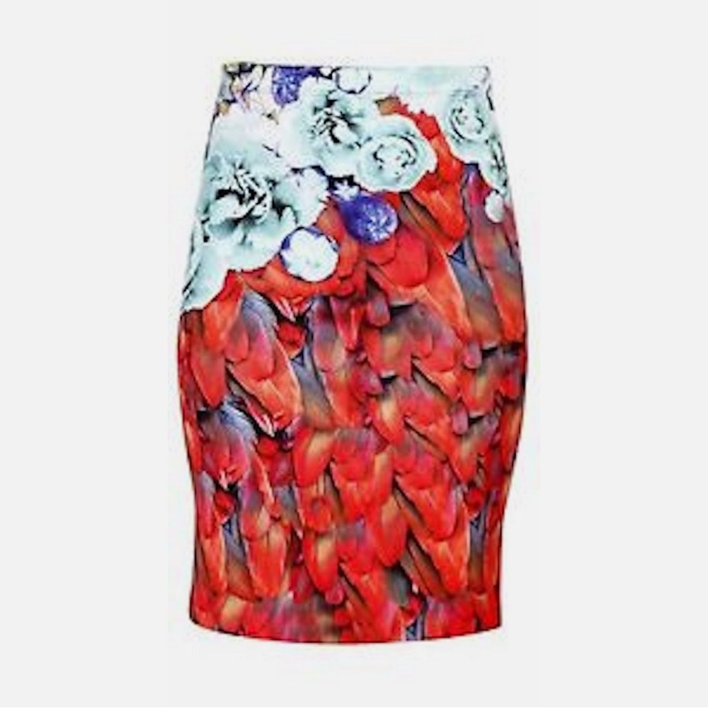 NWOT Clover Canyon Neoprene Rio de Janeiro Skirt
